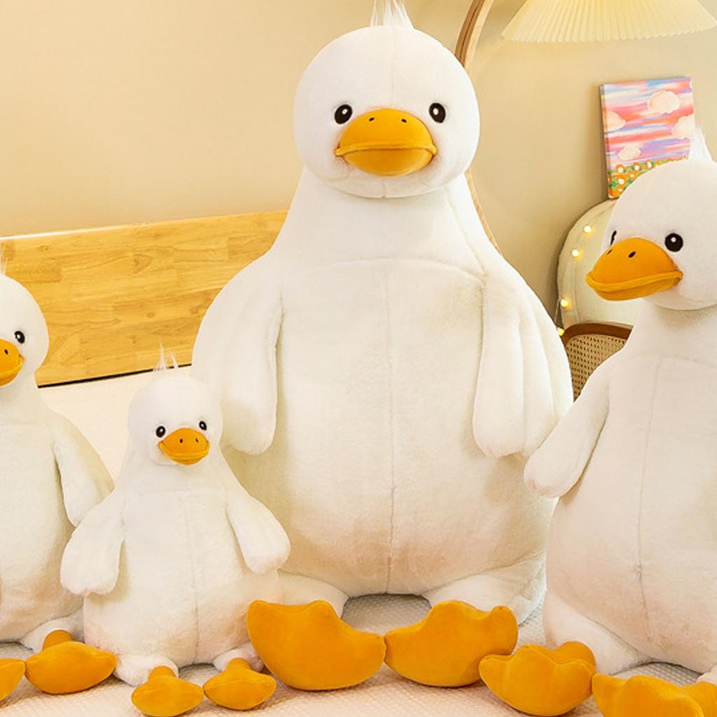 Duck Stuffed Animal Plush Doll Adorable Yellow Duck Shaped Soft Hugging Plush Doll for Girlfriend 17.7in 0.9 Lb