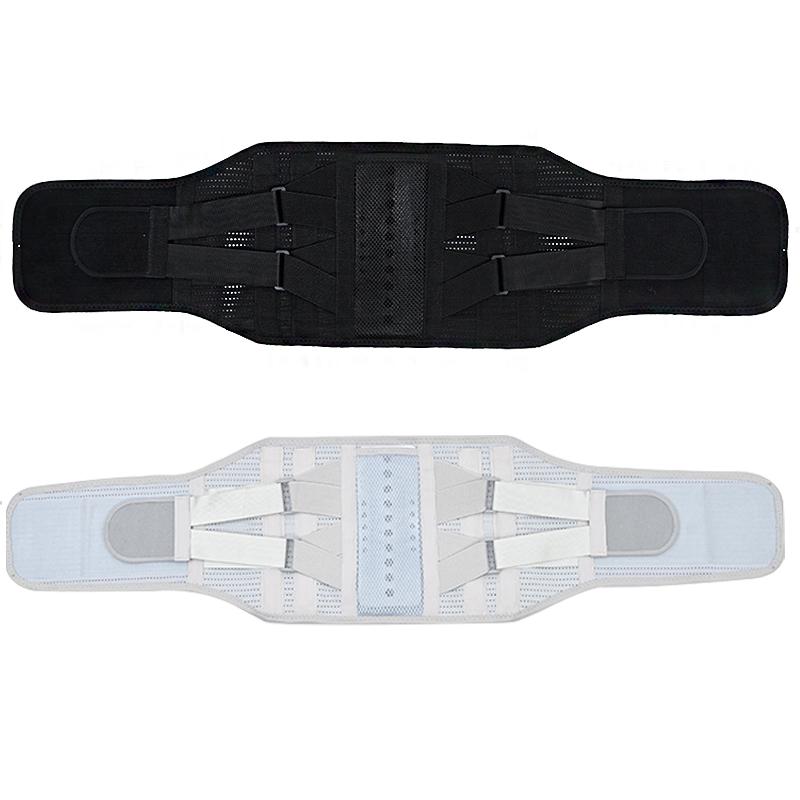Sports Breathable Waist Belt Steel Plate Support Back Adjustable Waist Support Belt Elastic Belt S