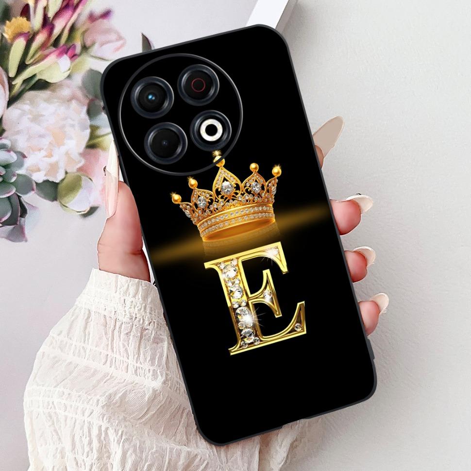For Tecno Spark 30 Pro Case KL7 Luxury Letters Cover Silicone Soft Phone Cases For Tecno Spark 30 Spark30 Pro Shell Cover