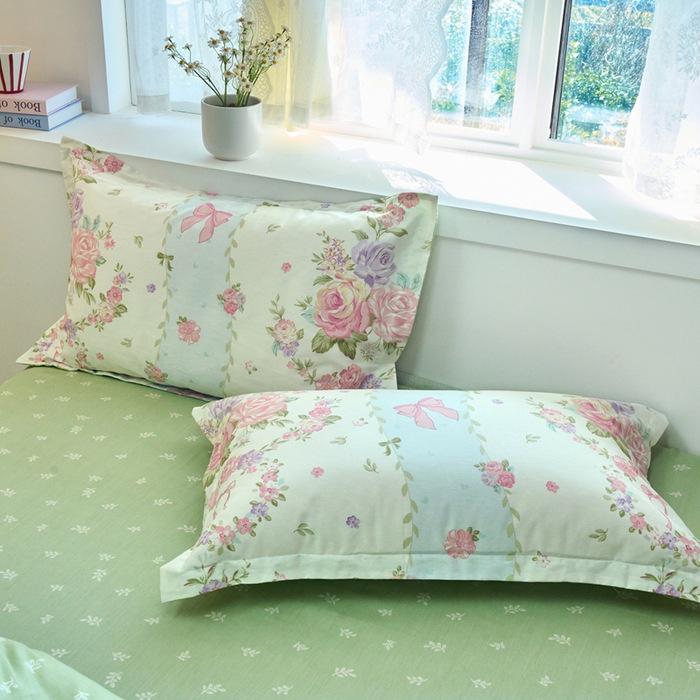 2025 Fresh Floral Print Pure Cotton Pillowcase - All-Cotton Series