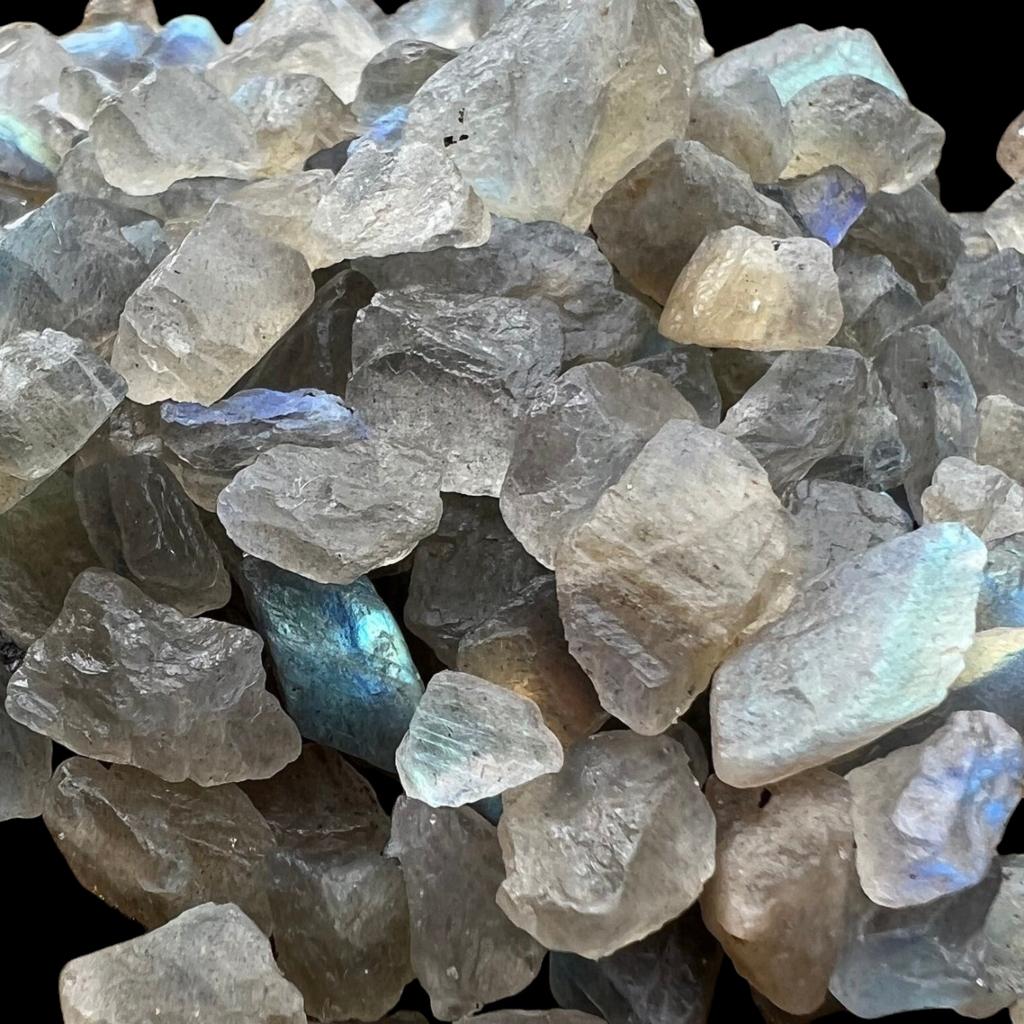 Multi Flashy Natural Labradorite Rough, Gemstone Raw, Rough Minerals Stone, 4-15 MM Size Rough. Labradorite Raw, Small Rough For Jewelry Making.
