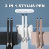 2 In 1 Stylus Pen For Cellphone Tablet Capacitive Touch Pencil For Iphone Universal Android Phone Drawing Screen Pencil 6