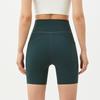 High-Waist Yoga & Cycling Shorts with Pocket - No Line, Peach Lift Design for Women