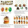 Beaver Birthday Decorations Beaver Party Accessories Cups Ballons Plates Birthday Party Backdrops Hot Anime Decorations