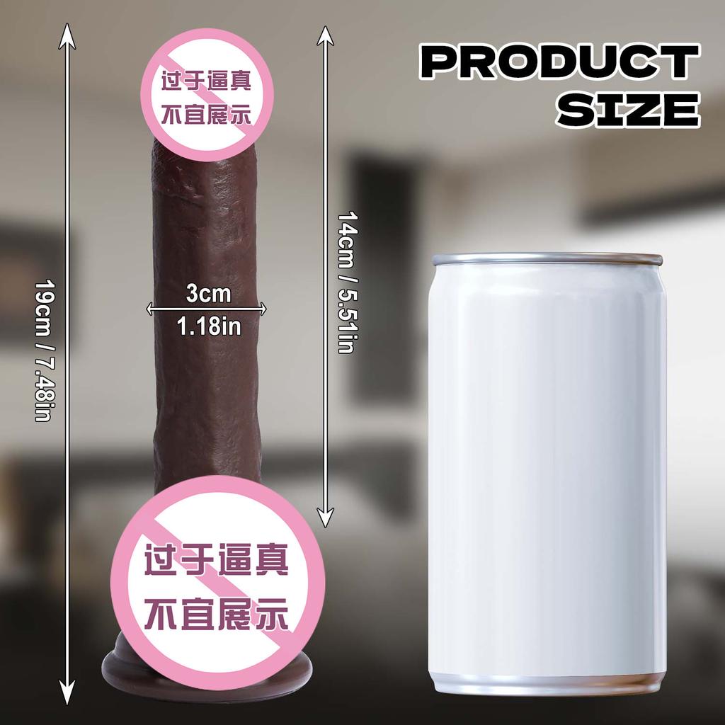 Manual Silicone Simulation Dildo Female Masturbator Beginner Masturbator Adult Sex Toy