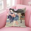 Game Wuthering Waves Chisa Cushion Cover Natural Linen Pillow Case Double-Sided Print Decorative Sofa Pillowcase Home Decor Gift