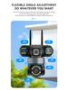 YOOSEE Wireless Triple-Lens HD Night Vision Surveillance Camera