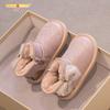 Girls Shoes Snow Boots 2025 Winter New Warm Piled Thickened Children's Large Cotton Shoes Baby Boots Winter Waterproof