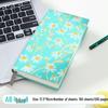 Fabric-Textured A6 Patterned Planner: Compact, Thickened Pocket Diary for Office and Business.