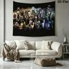 Horror Movies Wall Tapestry Aesthetic Wall Hanging Printed Fabric Blanket Decorative Tapestries for Bedroom Living Room Home Decor