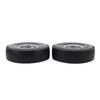 2PCS 10 Inch Solid Rubber Tire 4.10 3.50 4 In Anti Explosion Tire Solid Replacement Tires with 5 8 Inch Bearings 2.2in