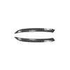 Car Headlight Head Lamp Eyebrow Eyelids Sticker Trim Cover For VW Caddy MK4 2020+ Carbon Fiber Look/Glossy Black