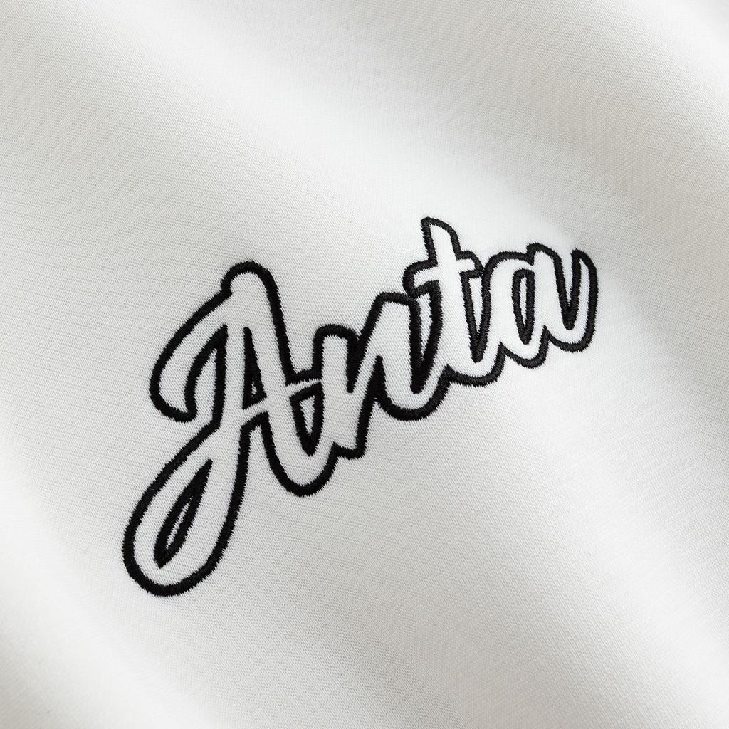 Anta Fleece Casual Fashion Sports Comfortable Loose Pullover Couple Thick Warm Hoodie Unisex Hoodies Ivory 972618704N-3