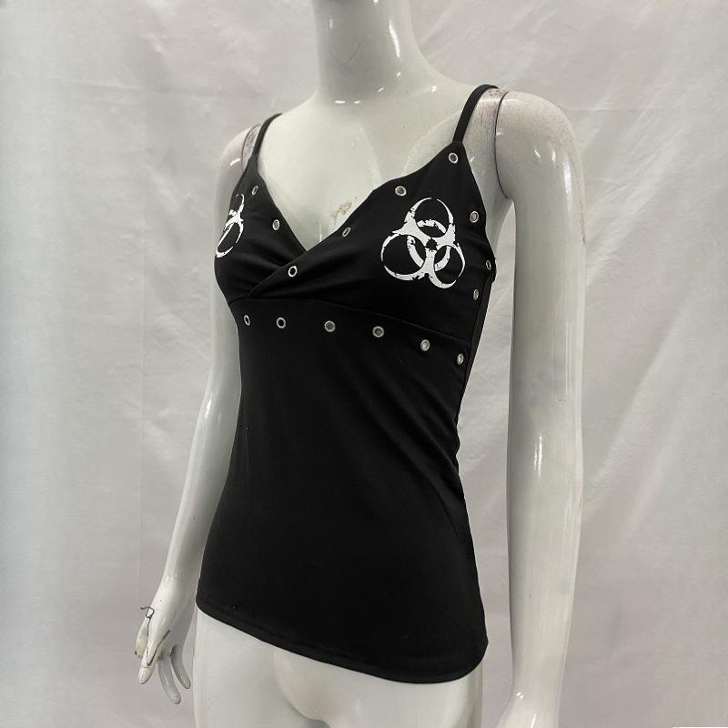 Europeisk og amerikansk sommer sexy trend camisole smal passform