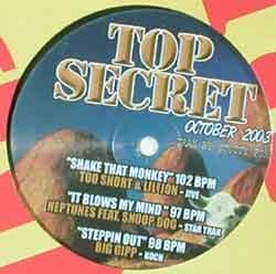 

12inch Record VARIOUS - Top Secret! October 2003 TOPS035 Strictly Hits V Rap & Hip-Hop/R&B Used