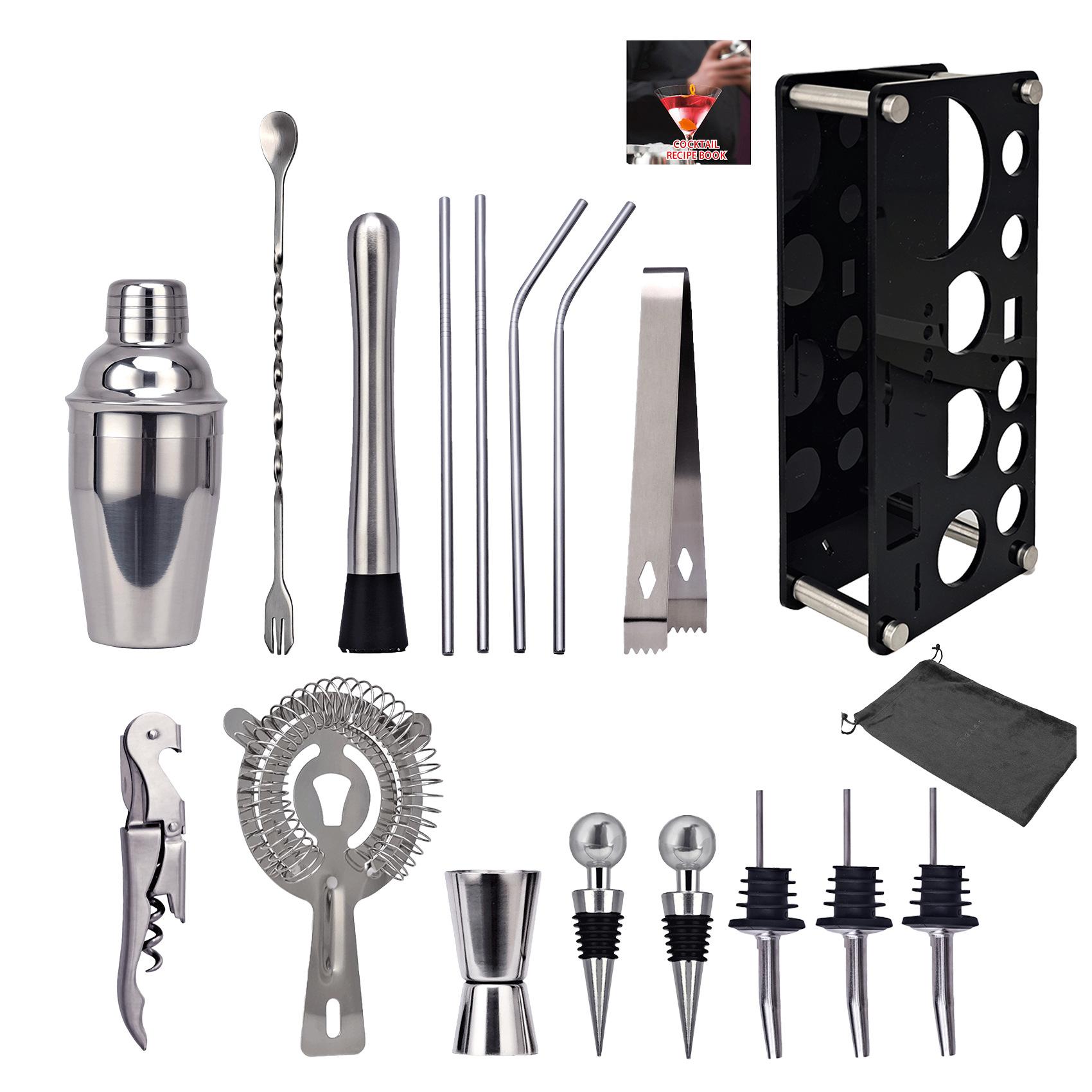 

Набор для бармена из нержавеющей стали Самообучающийся шейкер для коктейлей Шейкер Шейкер Шейкер Инструмент Шейкер Барный шейкер