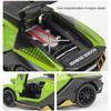 1/32 Scale LP770-4 Metal Toy Cars Diecast Model Wheel Pull Back Sports Car 3 Doors Can Opened Vehicle Boyfriend Birthday Present