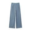 Super Soft Tennis Thin Pants for Women In Summer Washing Tall Elastic Waist Jeans for Women Loose Versatile Straight Pants