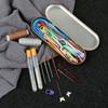 Professional Crochet Knitting Set with Large-Eye Blunt Needle Darning Needle Storage Box Yarn Needle Tapestry Needles Kit
