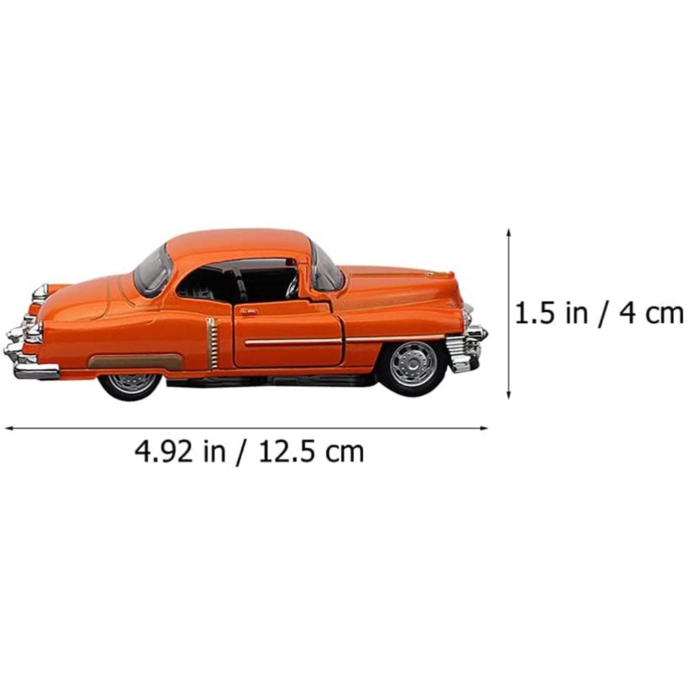 1/36 Méretarányú Cadillac Vintage Autók Ötvözet Die-Cast Húzható Hátra Fém Modell Klasszikus Autó Gyűjtői Darab Gyerekeknek Felnőtteknek Ajándék Die-Cast Nyitható Ajtós Autó