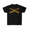 Klassisch - Unisex Ultra Baumwolle T-Shirt - Armee - 7. Kavallerie-Truppenteil ohne Text