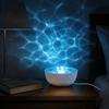 16‑Color RGB Water Wave Projector Night Light USB Powered Projection Lamp Decorative Light  Holiday