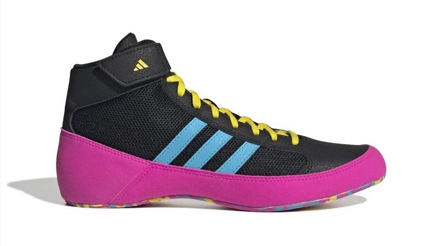 Scarpe da Wrestling Adidas Havoc Nero/Rosa 40