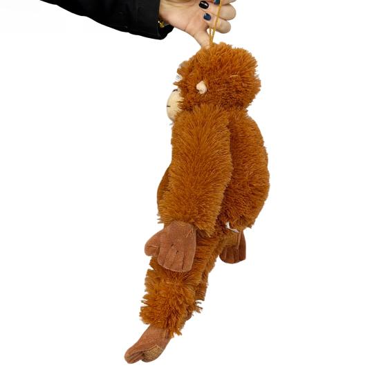Uzun Kıllı Maymun Peluş Oyuncak Yumuşak Dolgulu Hayvan Sevimli Duygusal Destek Yastığı Rahat Sarılma Arkadaşı Çocuklar Yetişkinler İçin Hediye