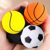 1-4PCS New Elastic Return Sponge Ball Nylon String Game Exercises Rubber Hand Ball Kids Toys Finger Band Balls Outdoor Yoga Ball