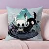 Spiele H-Hollow KnightS Kissenbezug Kissenbezug Ultraweicher Hautfreundlicher Stoff Wolkenähnlicher Komfort & Verdeckter Reißverschluss