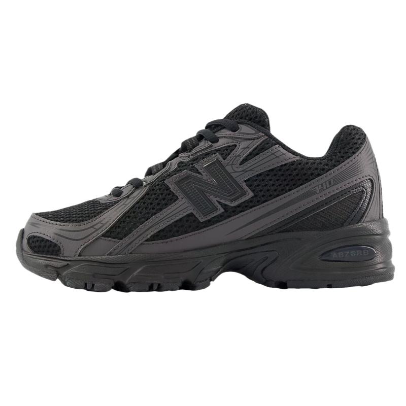 New Balance NB 740 Versatile Comfortable Supportive Low-Top Kids Running Shoes Unisex running shoes Black GR740BO