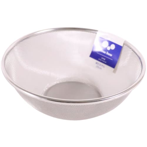 Three Snow Heavy-Duty Colander, 25cm, 18-8 Stainless Steel, Easy to Clean, Strainer, Tsubame-Sanjo, Made in Japan, Three Snow Shinkoshi Works, 31301