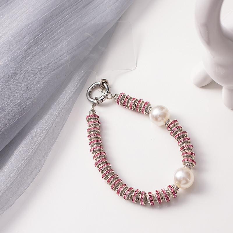 Beaded Pearl Wristlet Handbag: Chic Hanging Phone Lanyard, Little Fragrant Style, Durable and Stylish