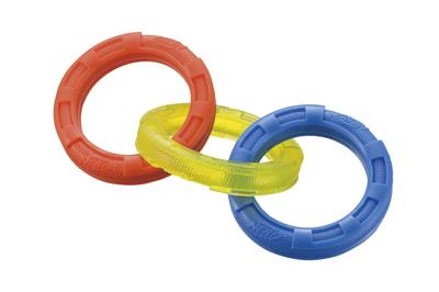 Παιχνίδι Σκύλου Richell Nerf Dog Τρία Δαχτυλίδια Ετικέτα 10,5i