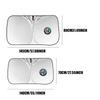 Protetor Solar Dobrável para Para-brisa de Carro Cobertura com Proteção UV Para Alfa Romeo 147 156 159 Giulia Giulietta Mito GT Stelvio Sportiva