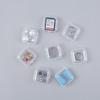 Compact Plastic Storage Box for Earplugs, Jewelry, Small Parts, and Medicine