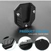 Motorcycle Kickstand Pad, Alloy Non-slip Side Support Extension Plate, Anti-sink Parking Stand Foot Mount with Enlarged Bottom, Universal