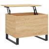  Coffee Table, Sonoma Oak 60x44.5x45 Cm Wood-based Material