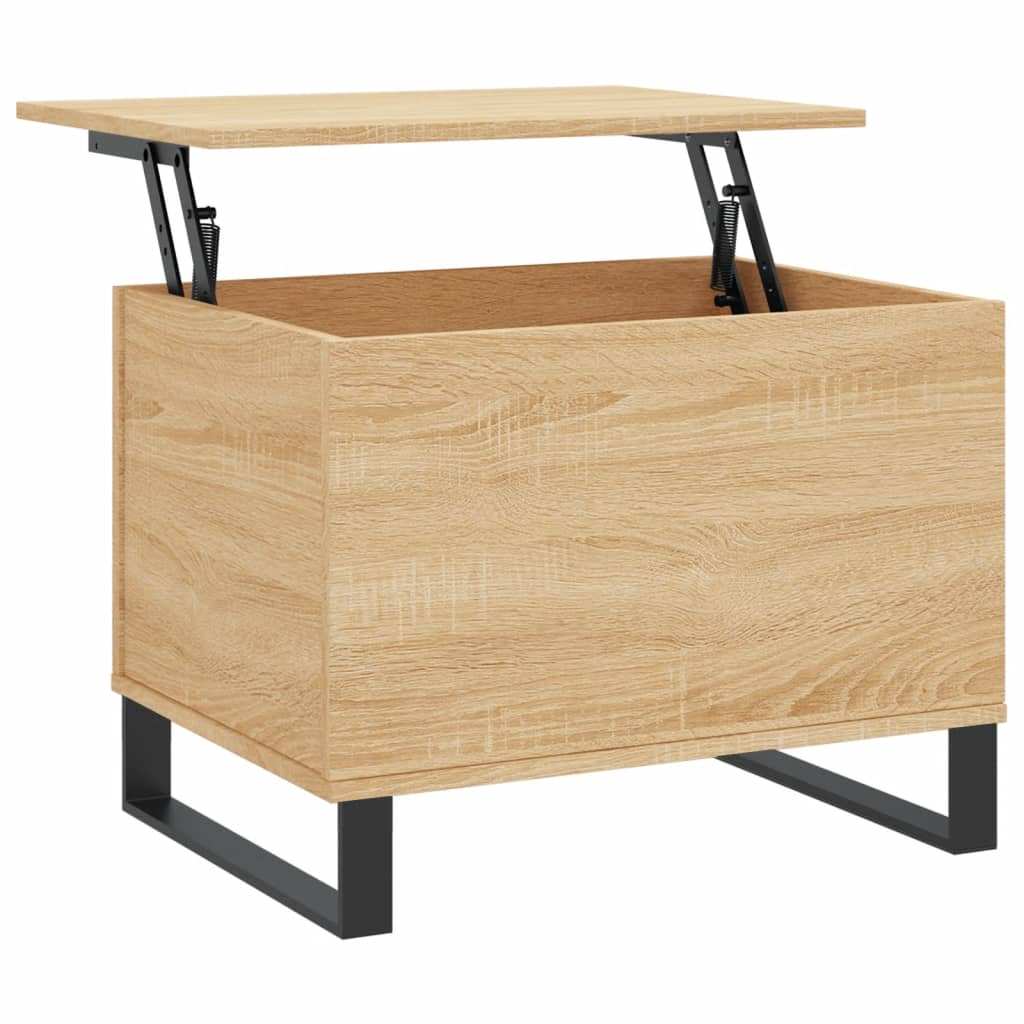  Coffee Table, Sonoma Oak 60x44.5x45 Cm Wood-based Material