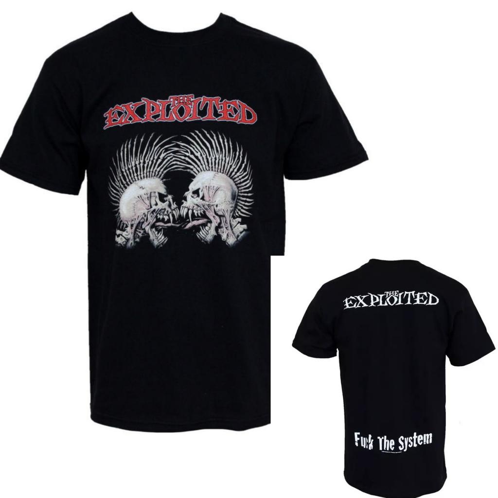 Pop Summer Exploited Graphic Cotton Tshirt Unisex Summer Short Sleeve Fashion Brand Tee Luxury Casual Vintage Tees