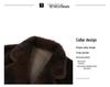 2025 Reversible Sable Fur Mid-Length Men's Coat: Winter Arrivals - Suit Collar, Warm Outerwear for Middle-Aged