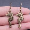 Bold Hot-Selling Marine Life Mermaid Drop Earrings Elegant Valentine's Gift for Formal Occasions