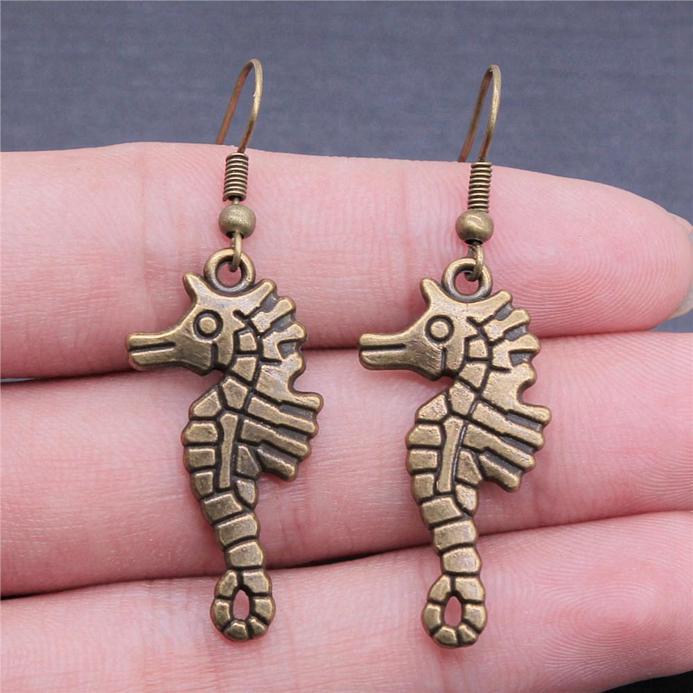 Bold Hot-Selling Marine Life Mermaid Drop Earrings Elegant Valentine's Gift for Formal Occasions