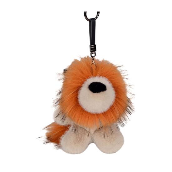 Doll Pendant Keychain Lion Shape Plush Doll Lightweight Key Holder Easy To Carry Keychain Backpack Accessories