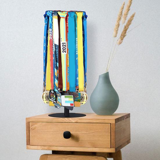 Adjustable Medal Hanger 360 Degrees Rotatable Heavy Duty Tabletop Metal Medal Running Sports