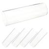 6Pcs Clear Glass Cylinder Vase Set for Hydroponic Flowers Floating Candles Home Decor Vases Centerpieces Modern Minimalist