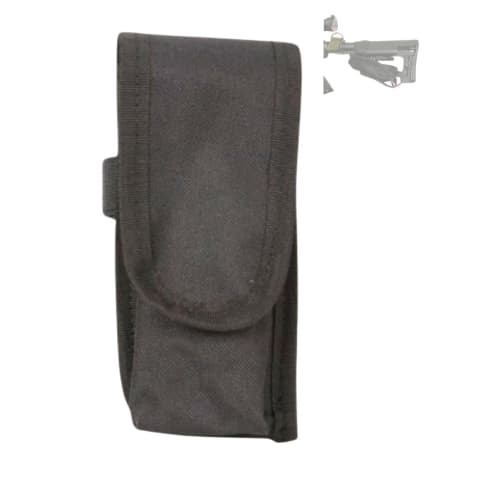 CIWS Battery Pouch for Electric Guns, Next Generation M4 Large Storage, Fits Stocks, and Airsoft (Black)