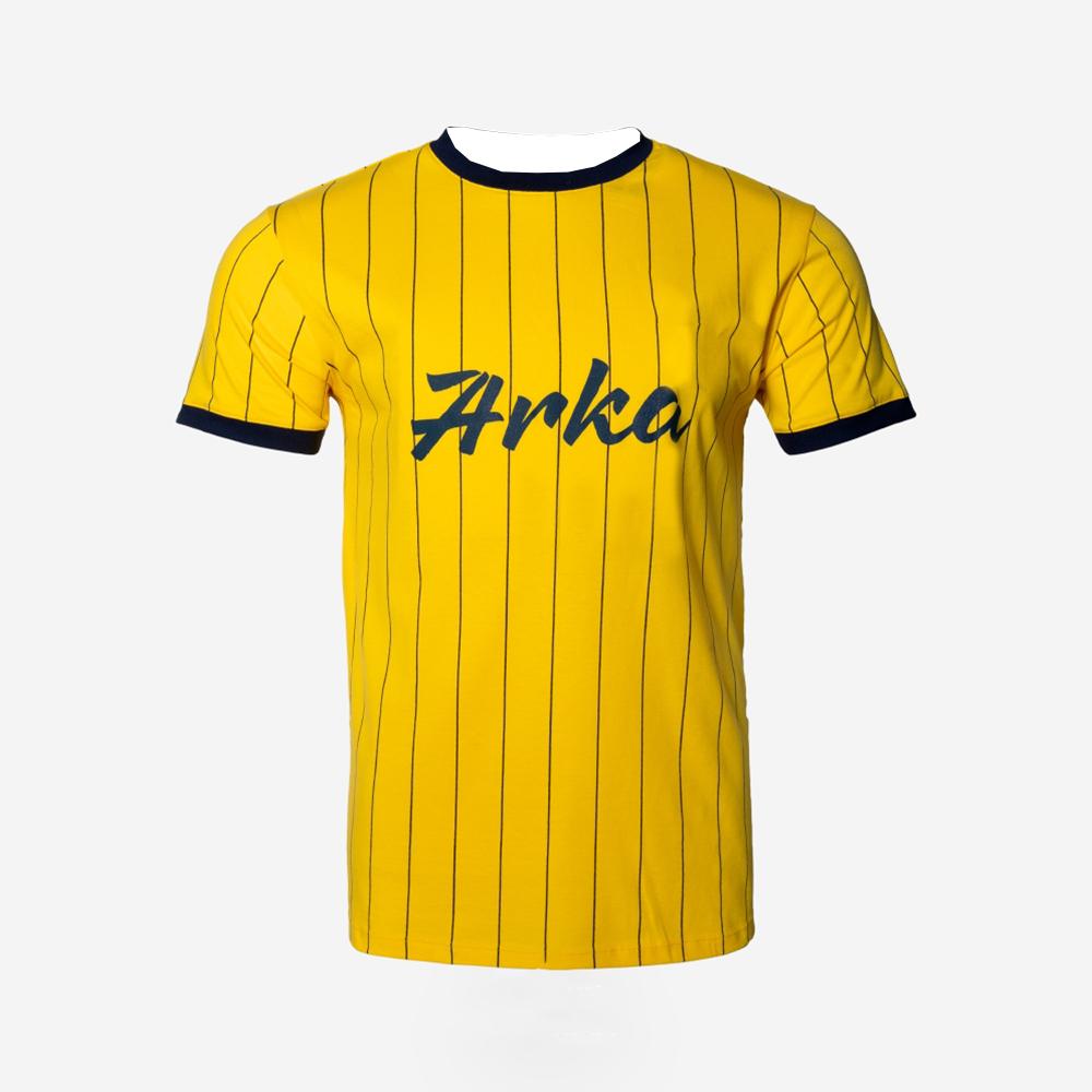 Camiseta Multicolor Unisex del Club de Fútbol Arka Gdynia de Polonia Secado Rápido Cuello Redondo Casual Manga Corta para Aficionados