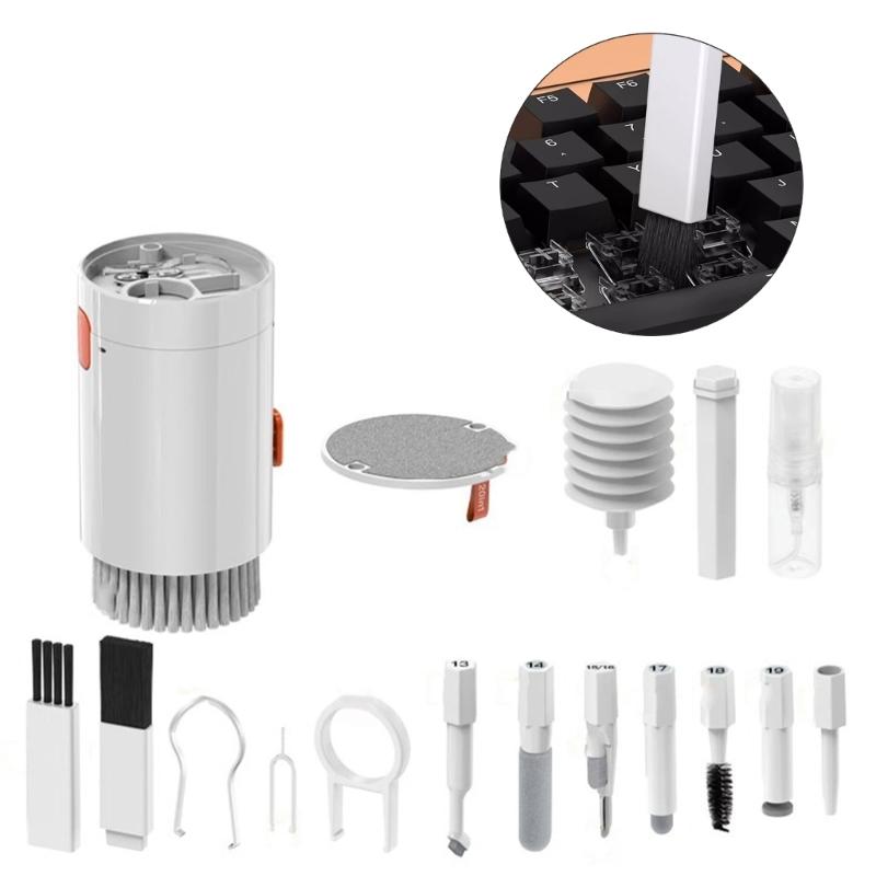 Keyboard Cleaning Kit,Laptop Cleaner Kit,Keyboard Cleaner Set with Keyboard Brush, Multifunctional Cleaning Tool