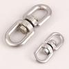 1Pcs 4mm 5mm 6mm 8mm 8 Ring Hook 304 Stainless Steel Marine Anchor Swivel New Carabiner Clasp